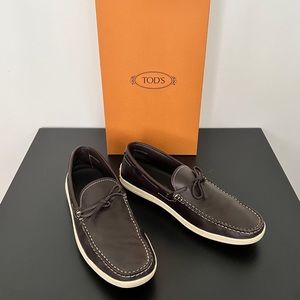 Tod’s Brown Leather Loafers 9.5